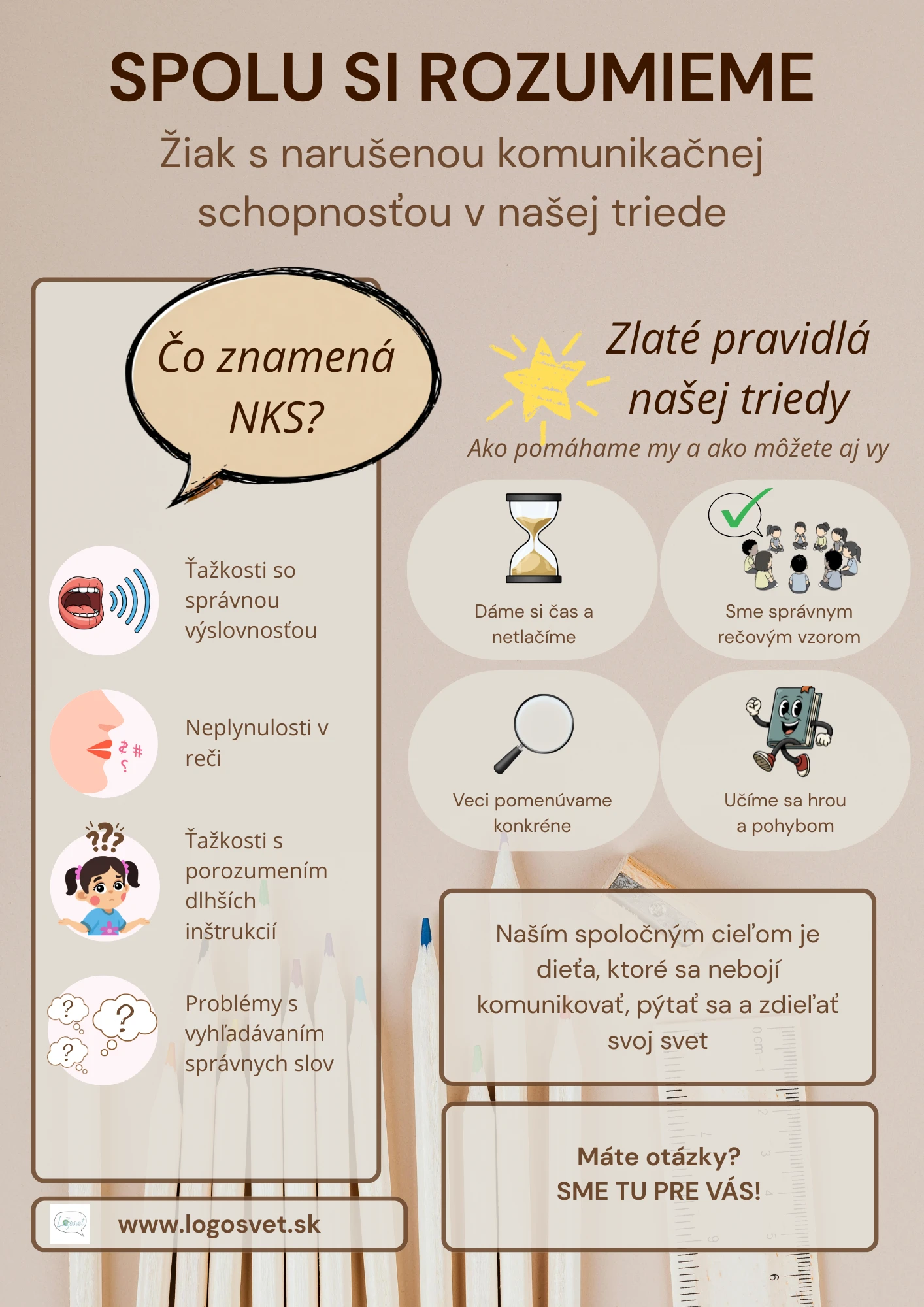 Spolu si rozumieme - Žiak s rečovými ťažkosťami v našej triede